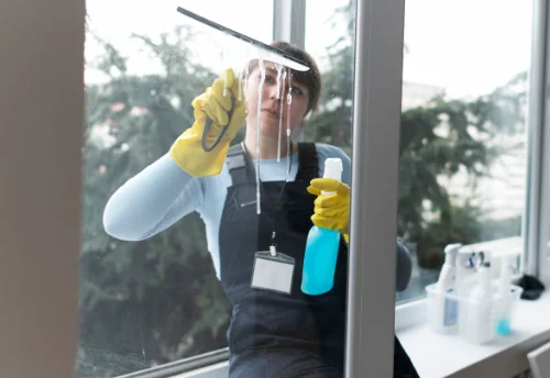 Nettoyage de vitres intérieures et extérieures à la Marne